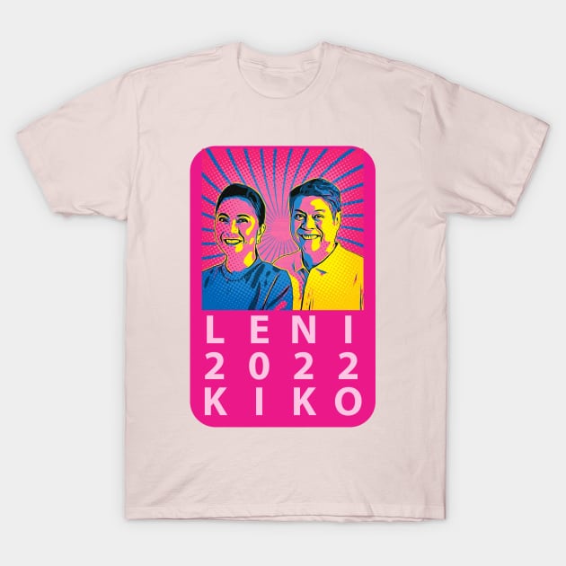 Leni Kiko 2020, Leni Robredo Kiko Pangilinan T-Shirt by docferds